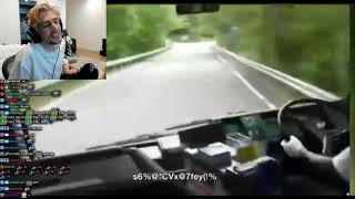 xQc Reacts To Japanese bus driver drifts (WICKED)