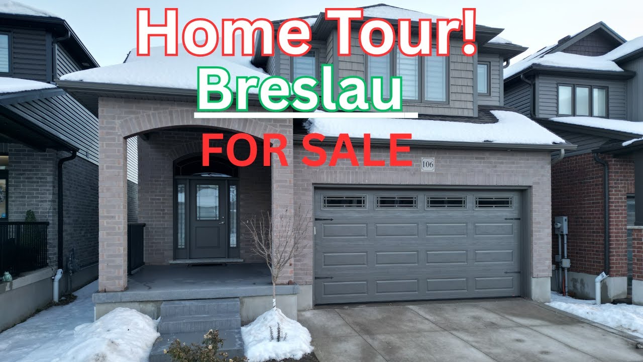Detached Home for Sale in Breslau Waterloo | 4 Bed | Double Garage | Near Kitchener Guelph Cambridge