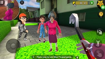 Scary Teacher 3D New Update fun video everyday gameplay walkthrough (Android,iOS) part 104