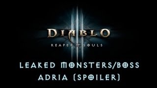Diablo 3 Reaper of Souls Leaked Monsters/Boss (Spoiler)