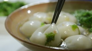 冬至吃湯圓鮮肉大湯圓自己包∣ Tangyuan with meat 