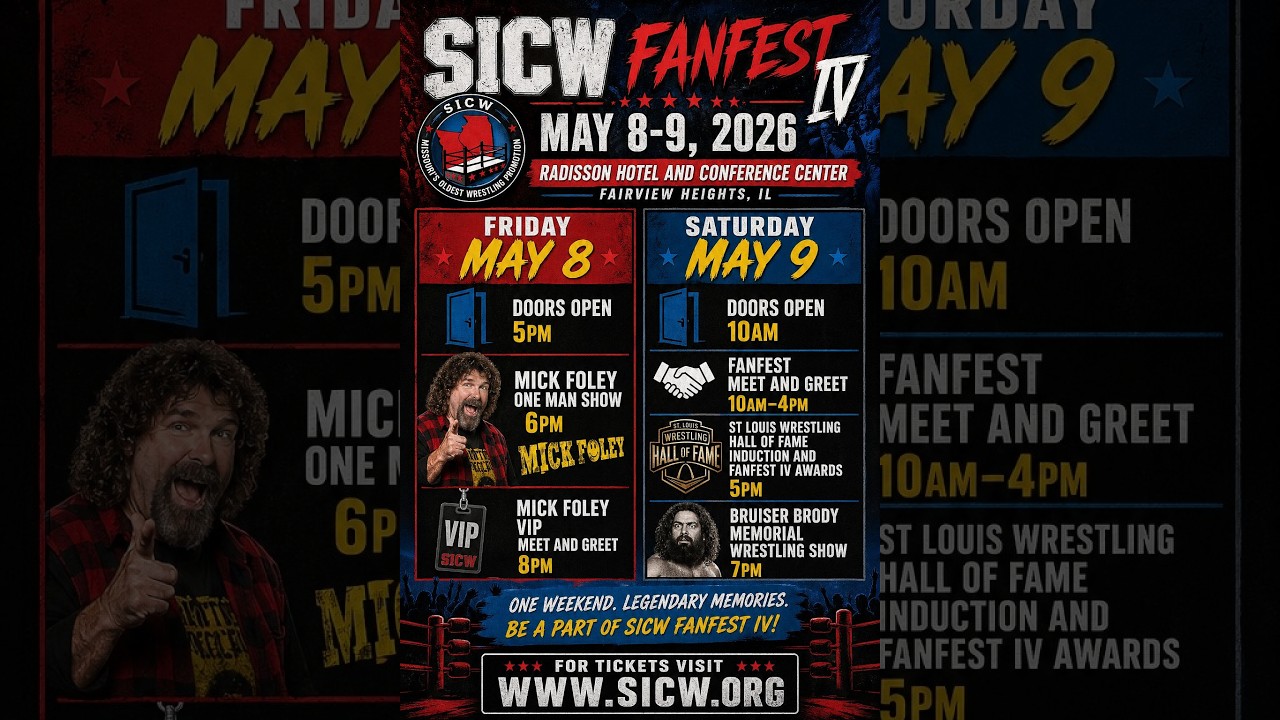 SICW Fanfest IV is almost here.  Tonight WWE Hall of Famer JBL tells us just what to expect.