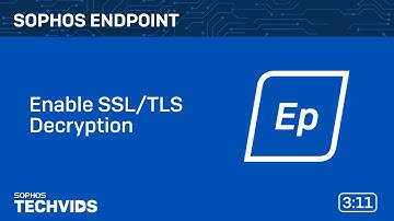 Sophos Endpoint: Enable SSL/TLS Decryption