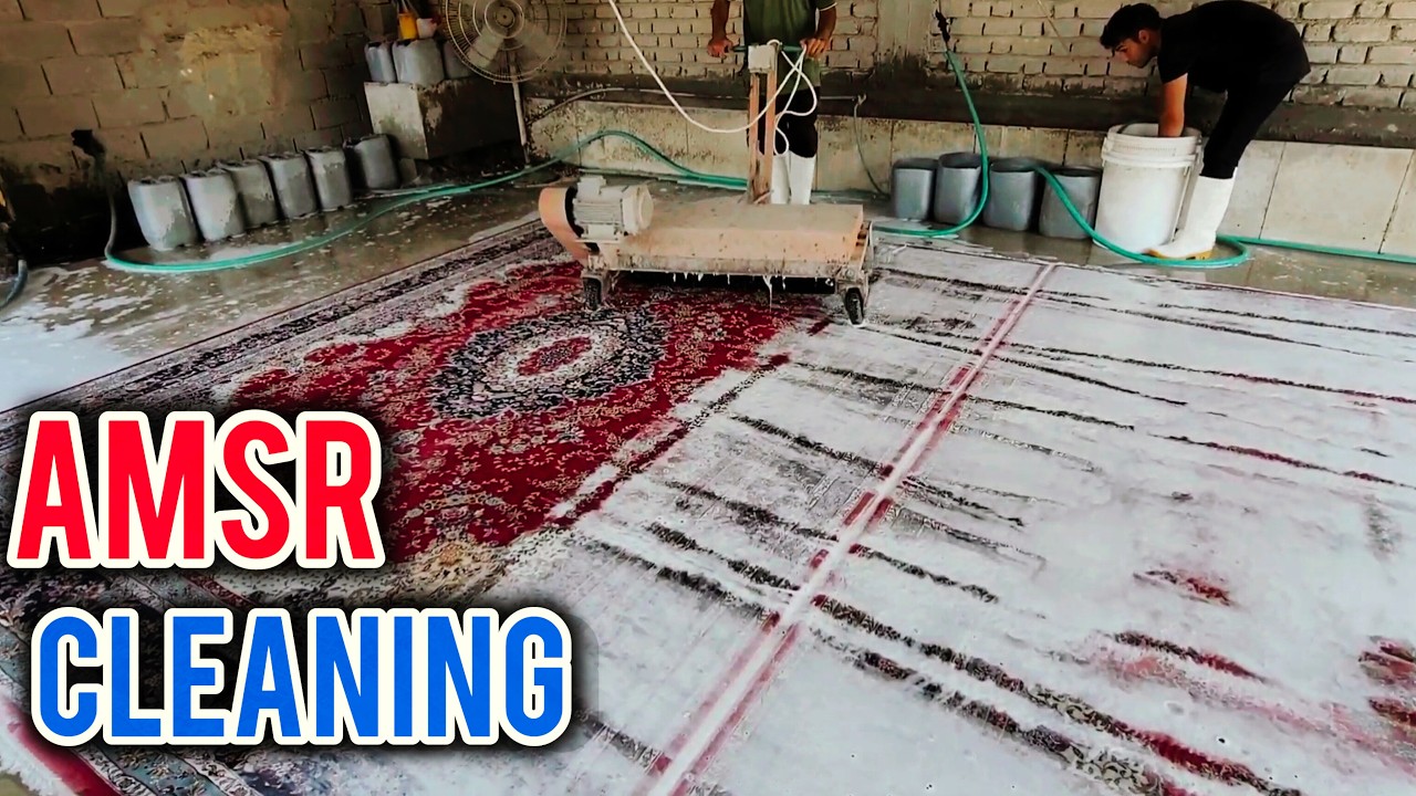Cleaning with me amsr | most Satisfying carpet cleaning - YouTube