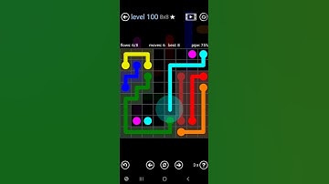 How To Solve Flow Free Rainbow Pack Level 100 8x8 Board Walk Through Solution Walkthrough