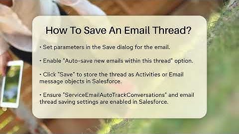 How To Save An Email Thread? - TheEmailToolbox.com