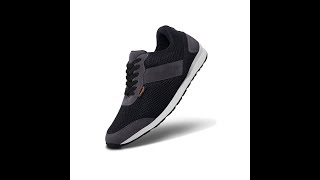 Sepatu Olahraga Pria Ergie Piero Hitam Casual Sneakers Running Sport Lari Joging