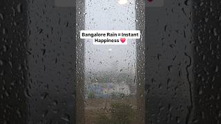 Weather Update: Bangalore Rain Hits Different 🌧️☔ | The Weather Everyone Falls in Love With #shorts