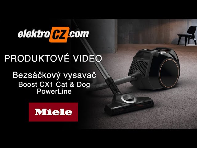 Bezsáčkový vysavač Boost CX1 Cat & Dog PowerLine - YouTube