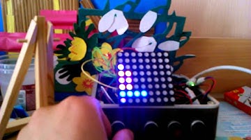 Arduino + LED matrix + msgeq7: soundmusic