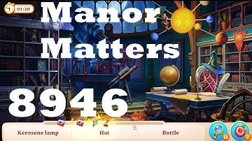 Manor Matters 8946 HD Gameplay Walkthrough | 3 match puzzle game Android | IOS | GameGo Game