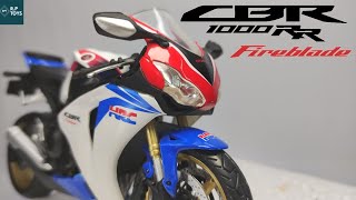 HONDA CBR 1000RR FIREBLADE HRC 2009 | Automaxx Joycity 1/12 | Unboxing & Review | Diecast Model