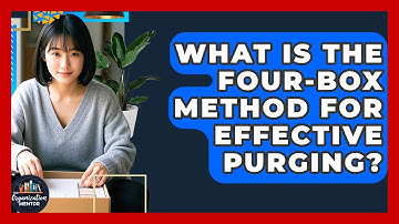What Is The Four-Box Method For Effective Purging? - Your Organization Mentor