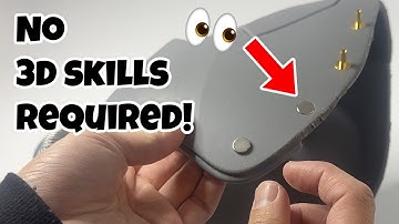 Physically create magnet slots in your 3D prints! BEST METHOD