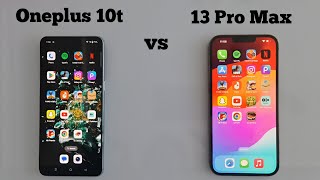 iphone 13 Pro Max vs Oneplus 10t || Speed Test