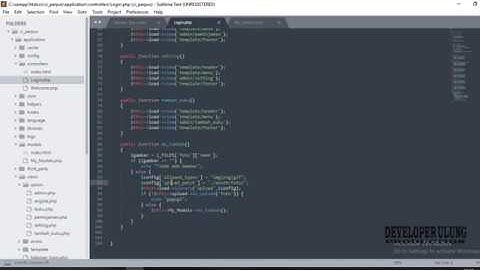 Tutorial Membuat Website Sistem Informasi Perpustakaan Codeigniter Part5
