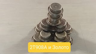 2Т808а 😁 и золото.Проверим справочники ☝️ растворитель припоя и самодельная азотка 😉