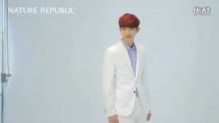 Chansoo backhug cut @ Nature Republic BTS John MkNoga screenshot 5