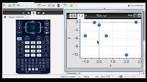 Cubic Regression TI Nspire
