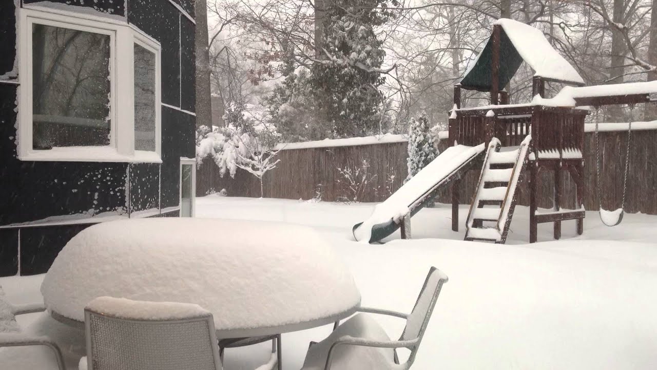 Time lapse of Snowzilla - YouTube