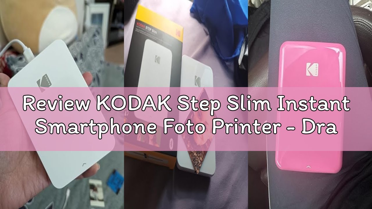 Review KODAK Step Slim Instant Smartphone Foto Printer - Draagbare Slanke Kleuren Draadloze Mobiele