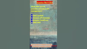 Question No. 353 | AWS Solutions Architect Associate Certification Practice Questions | #aws #shorts