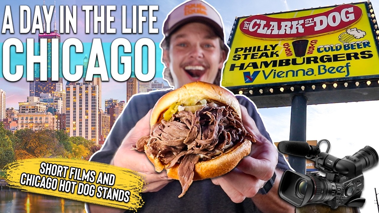 Chicago Day in the Life | Eating At Chicago’s BEST Hot Dog Stand ...