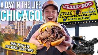 Chicago Day in the Life | Eating At Chicago’s BEST Hot Dog Stand + Filming a Short Film