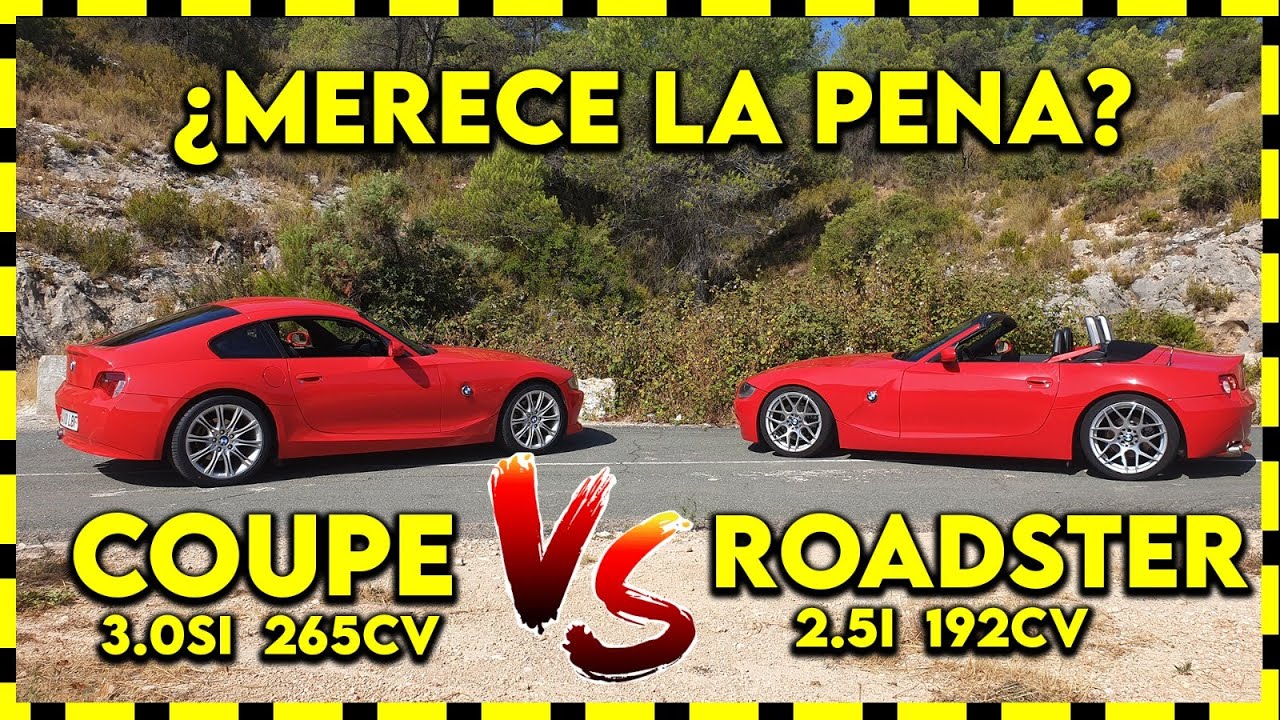 BMW Z4 COUPE vs ROADSTER ¿En qué se diferencian? E85 vs e86 2.5i vs 3 ...