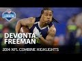 Devonta freeman florida state rb  2014 nfl combine highlights