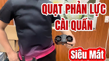 Quạt Phản Lực Cài Quần Sức Gió Siêu Khoẻ Vừa Làm Quạt Tích Điện Vừa Làm Quạt Chống Nóng Tiện Lợi