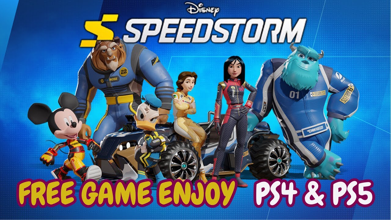 Disney Speedstorm FREE GAME PS4 & PS5