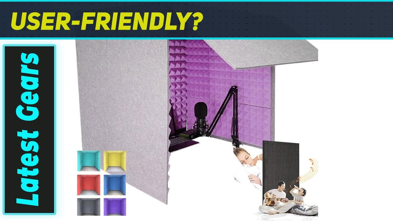 Purple Sound Proof Box: лучшая портативная звукоизоляция для вашей студии!