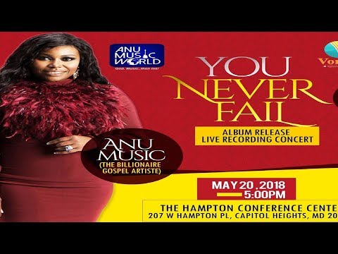 ANU MUSIC ALBUM LAUNCH | YOU NEVER FAIL | 20-05-2018