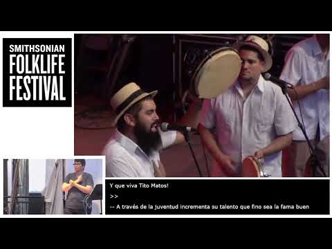 Los Pleneros de la cresta en el Smithsonian Folklive Festival/ Respeto a los mayores
