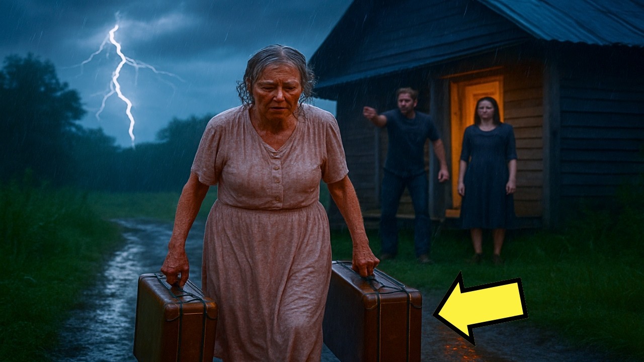 HIJO ECHA A SU MAMÁ DE LA CASA EN PLENA TORMENTA… PERO LO QUE TRAÍA EN LA MALETA…