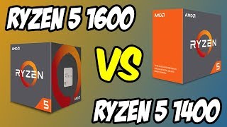 💥Ryzen 5 1600 vs Ryzen 5 1400 🔥Benchmarks   Gaming Test! 🎮 [4K]