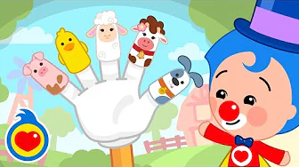 ¡Dedos Animalitos! ¿Dónde Están? ☝️🐾 Canciones Infantiles de Familia Dedo | Plim Plim