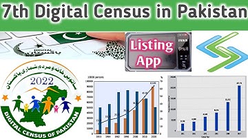 7th Digital Census in Pakistan 2022-23. How listing app is used? listing app kaise estimal hota hain