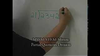 Partial Quotients Division