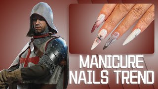 Nail Art 2023 | The E-sports game IP Style（Assassin's Creed) Nail Art Designs And Tutorial. screenshot 4