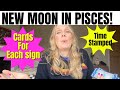 Monday 20 February 2023 &quot;New Moon In Pisces! Ready to catch the feels? 😘Card For Each Sign &quot;