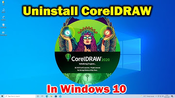 How to Uninstall CorelDraw in Windows 10 PC or Laptop - Hindi