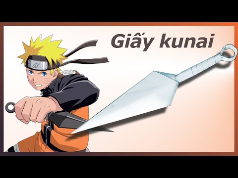 Video ????️ Giấy kunai. Dao cắt giấy. Vũ khí giấy. Tự mình làm... - youtube