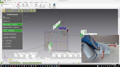 Geomagic Control X - Live Dimension - Probing