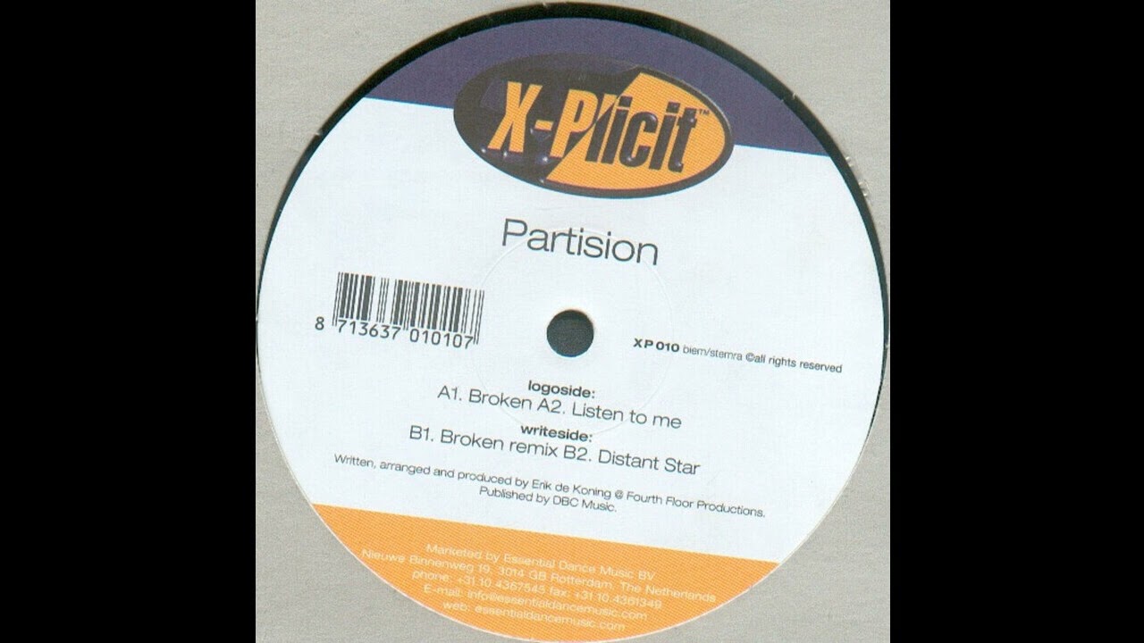 Watch Partision - Broken (Remix) 1998 on YouTube Watch Partision - Broken (Remix) 1998 on YouTube
