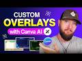 I Made a Custom Twitch Overlay with Canva AI… and It Was Perfect