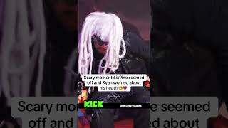 Scary moment 6ix 9ine seemed off and Ryan worried about his heath 😯 #6ix9ine