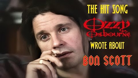 The Hit Song Ozzy Osbourne Wrote About Bon Scott