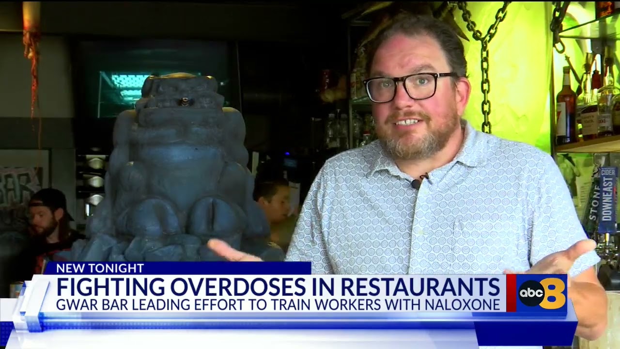 "GWARbar" leading efforts to train workers with naloxone to help prevent overdoses